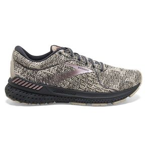 Brooks Adrenaline GTS 21 Road Running Shoes - Womens, Grey/Beige/Rose | IE-WQB173025